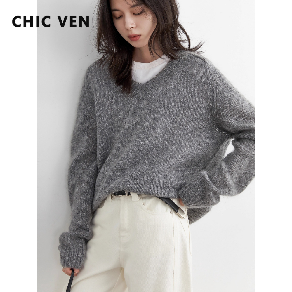 Women'S Fashion Korea - CHIC VEN Korean Women Sweaters Loose