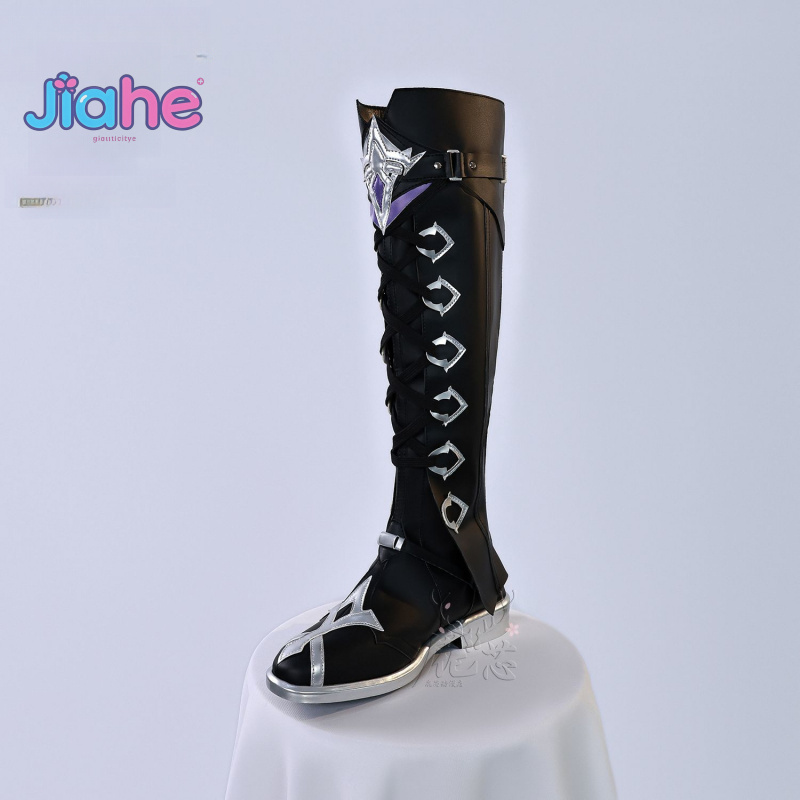 Women'S Fashion Leather Boots - Genshin Impact Kyryll Chudomirovich Flins Cosplay