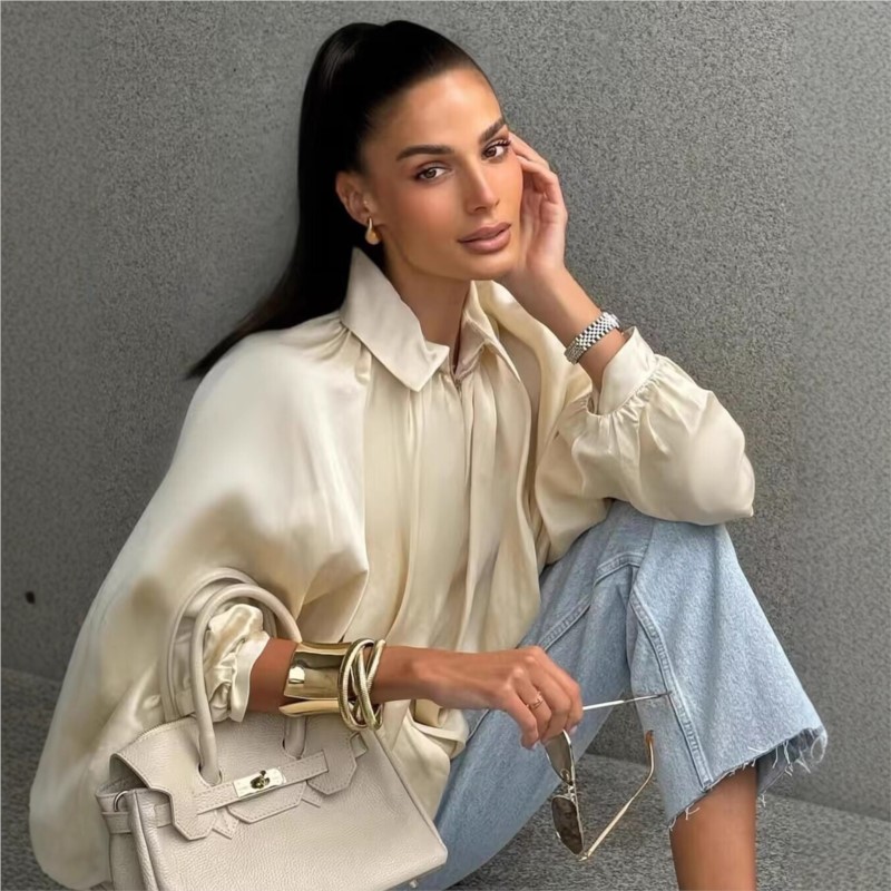 Women'S Fashion Bomber Jacket - Ruched Bomber Jackets for Women Puffy