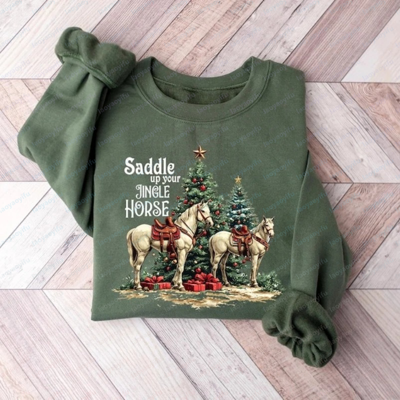 Cowboy Christmas Shirt: Wild W - Women'S Fashion Wild West incelemesi ve fiyatı