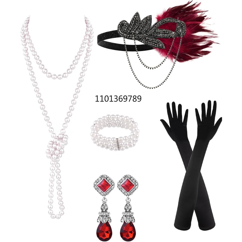 6 Pcs 1920s Flapper Accessorie - Women'S Fashion Roaring 20S incelemesi ve fiyatı