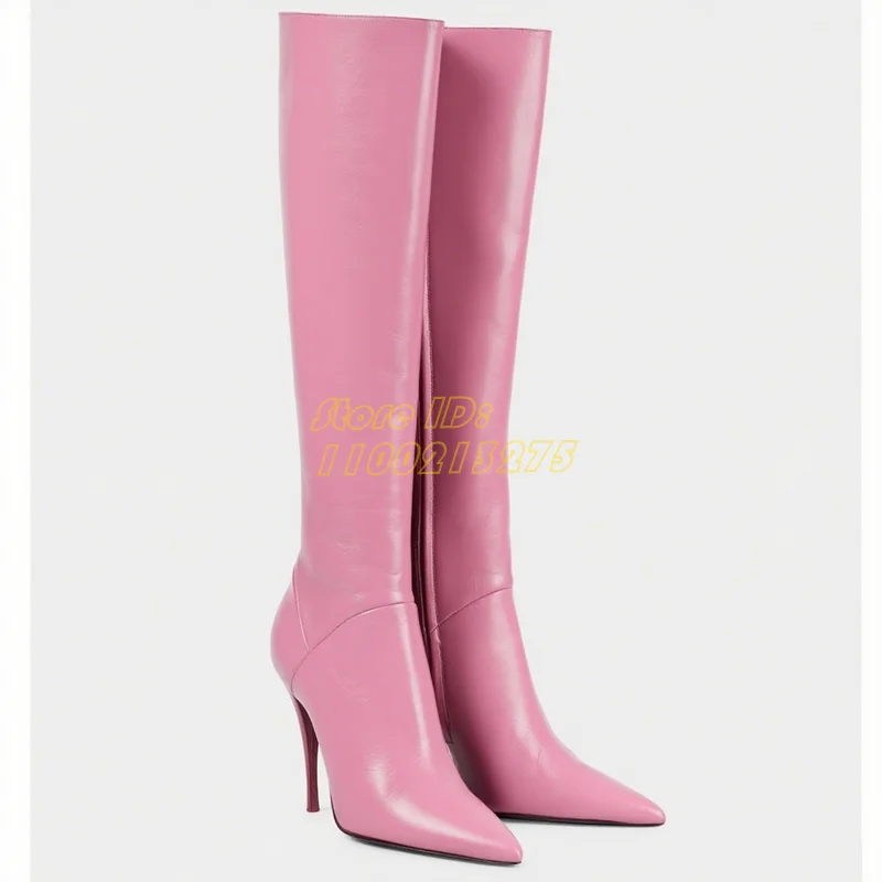 Matte Leather Knee High Boots  - Women'S Fashion Leather Boots incelemesi ve fiyatı