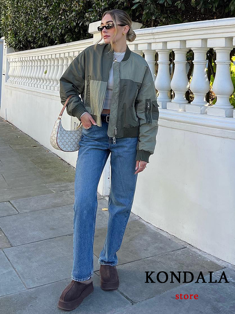  Streetwear Armygreen Bomber J - Women'S Fashion Bomber Jacket incelemesi ve fiyatı