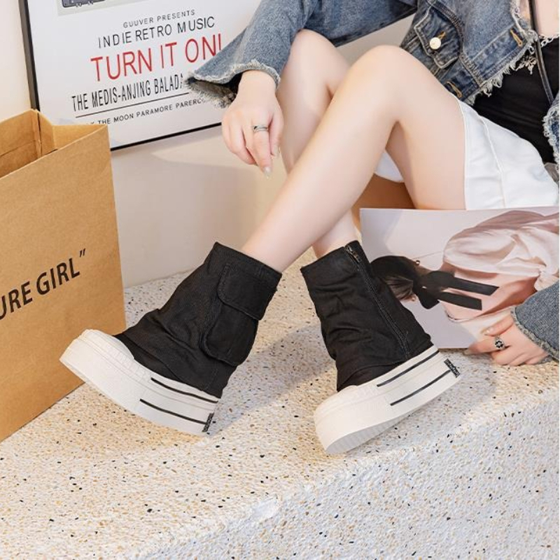 12CM New Denim Canvas Women Au - Women'S Fashion Korea incelemesi ve fiyatı