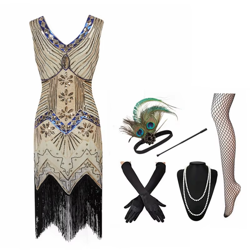 New XS-XXXL 1920s Vintage Gree - Women'S Fashion Roaring 20S incelemesi ve fiyatı
