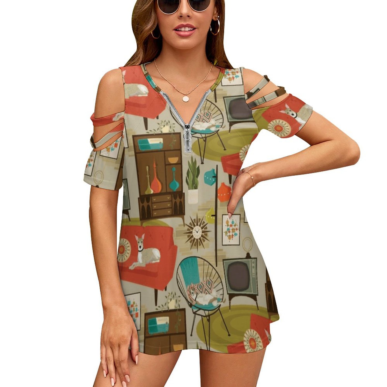Rec Room Madness Women's T-Shi - Women'S Fashion In The 1960S incelemesi ve fiyatı