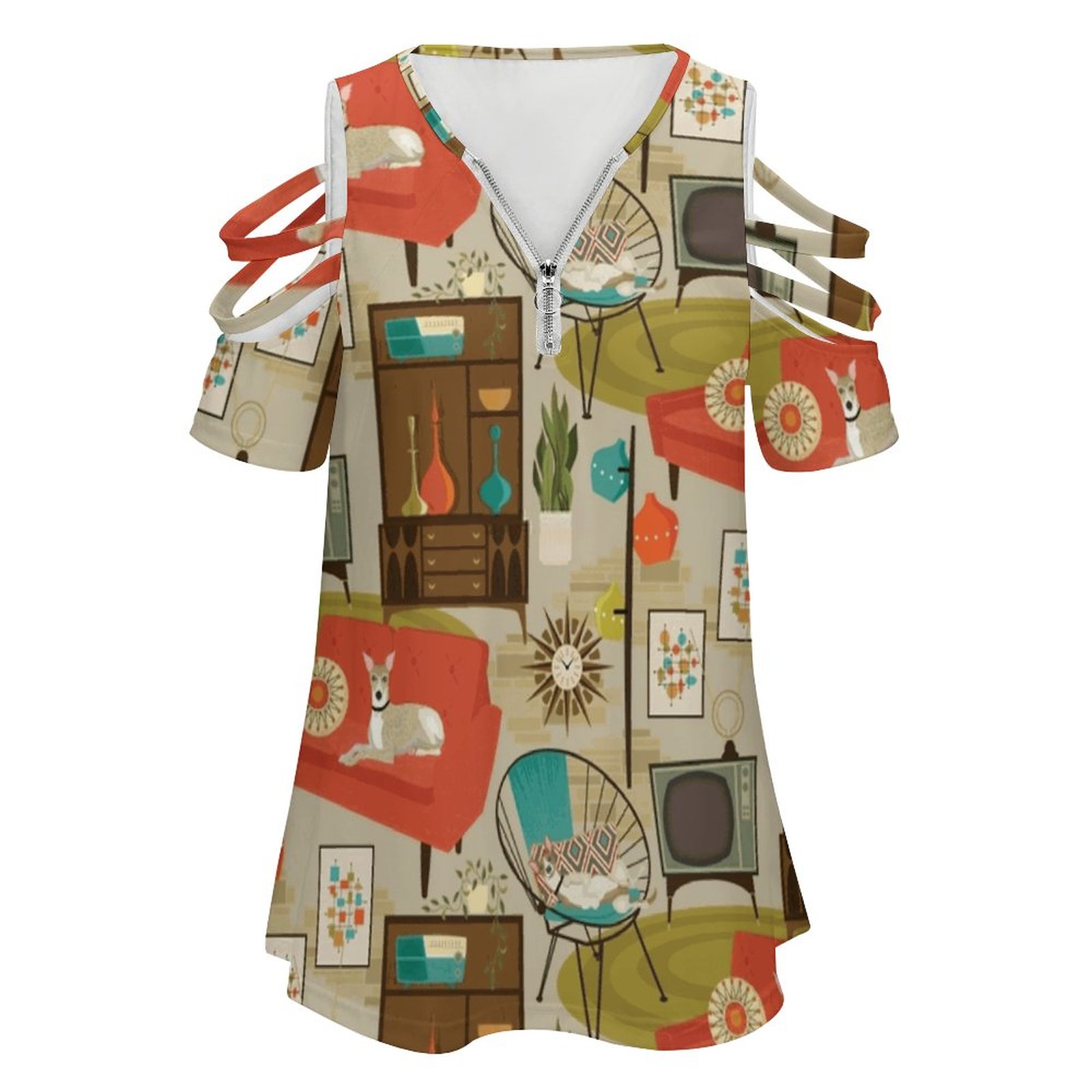 Rec Room Madness Women's T-Shi - Women'S Fashion In The 1960S incelemesi ve fiyatı