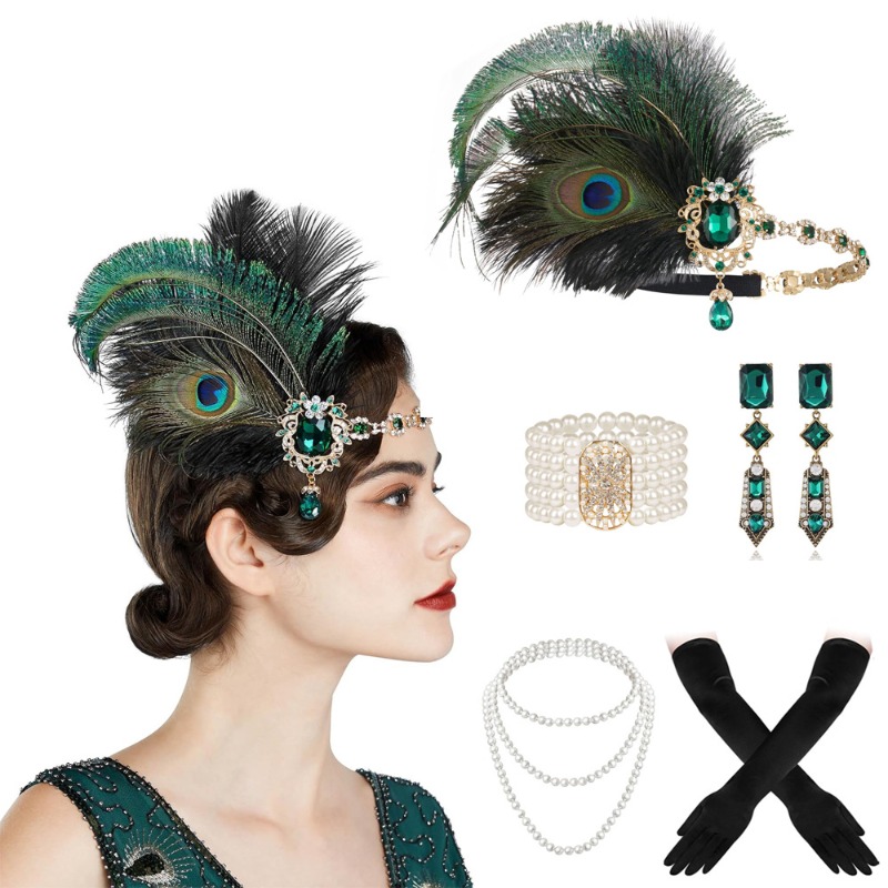 Flapper Accessories Set 1920s  - Women'S Fashion Roaring 20S incelemesi ve fiyatı