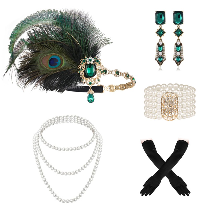 Flapper Accessories Set 1920s  - Women'S Fashion Roaring 20S incelemesi ve fiyatı