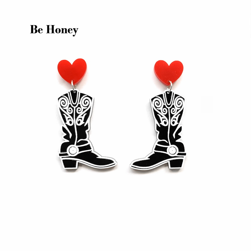 Fashion Black Cowboy Boots Wit - Women'S Fashion Wild West incelemesi ve fiyatı