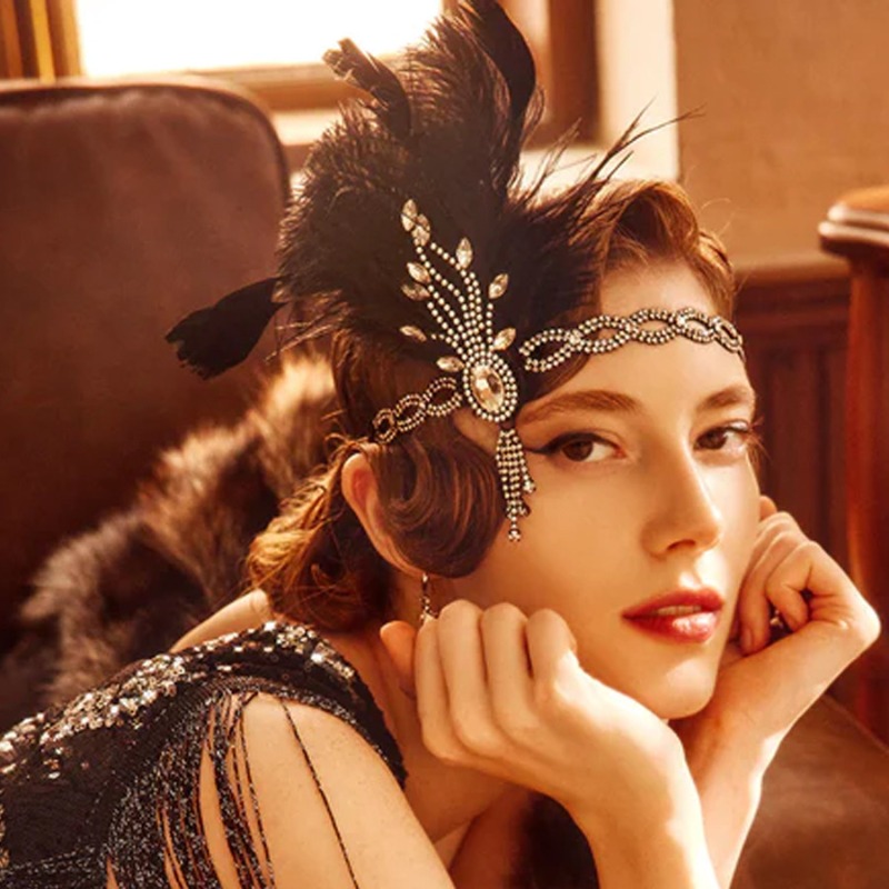 1920s Flapper Headband Hair Ac - Women'S Fashion Roaring 20S incelemesi ve fiyatı