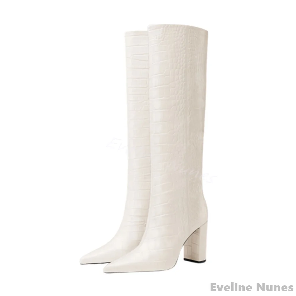 Luxury Crocodile Pattern Boots - Winter Fashion Women Boots incelemesi ve fiyatı