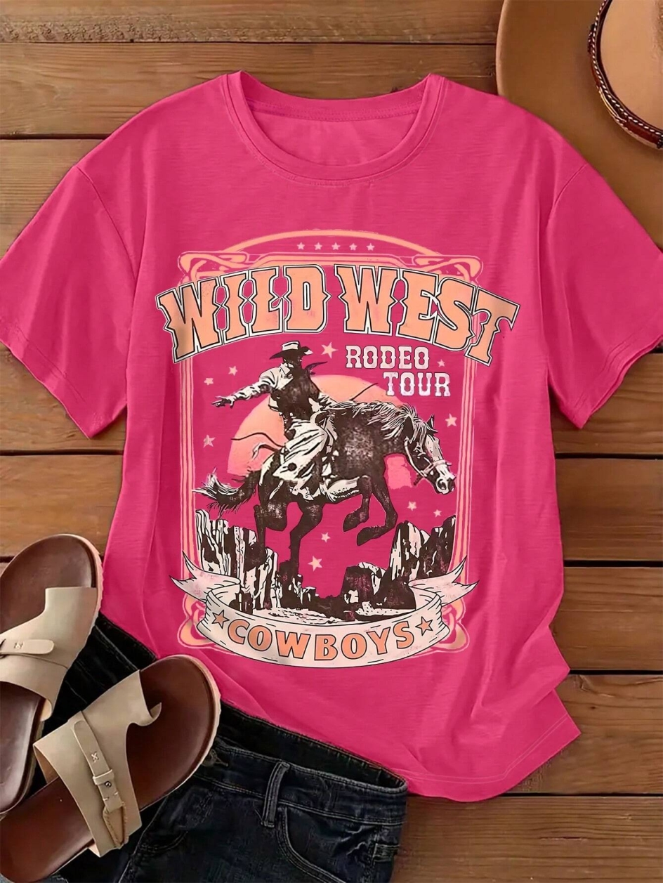 Wild West Cowboys Printing Wom - Women'S Fashion Wild West incelemesi ve fiyatı