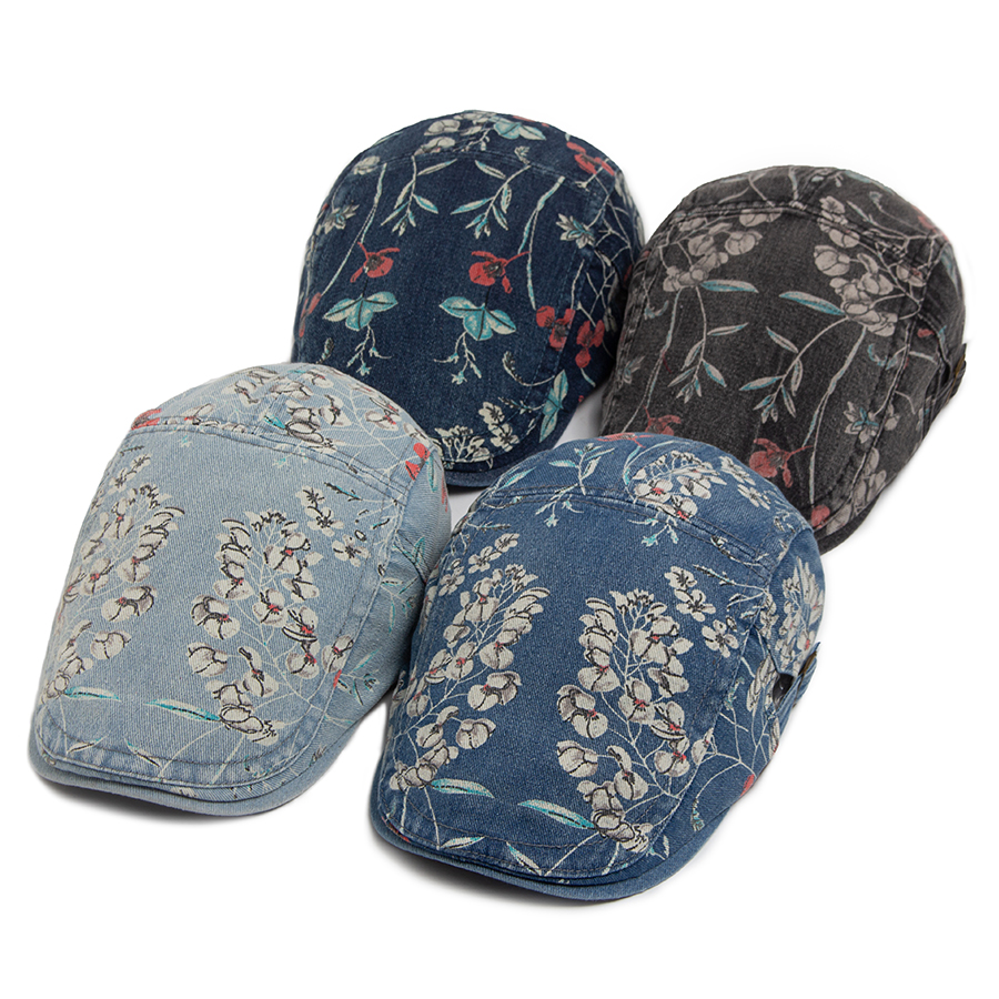 New Vintage Print Denim Beret  - Women Fashion Nz incelemesi ve fiyatı