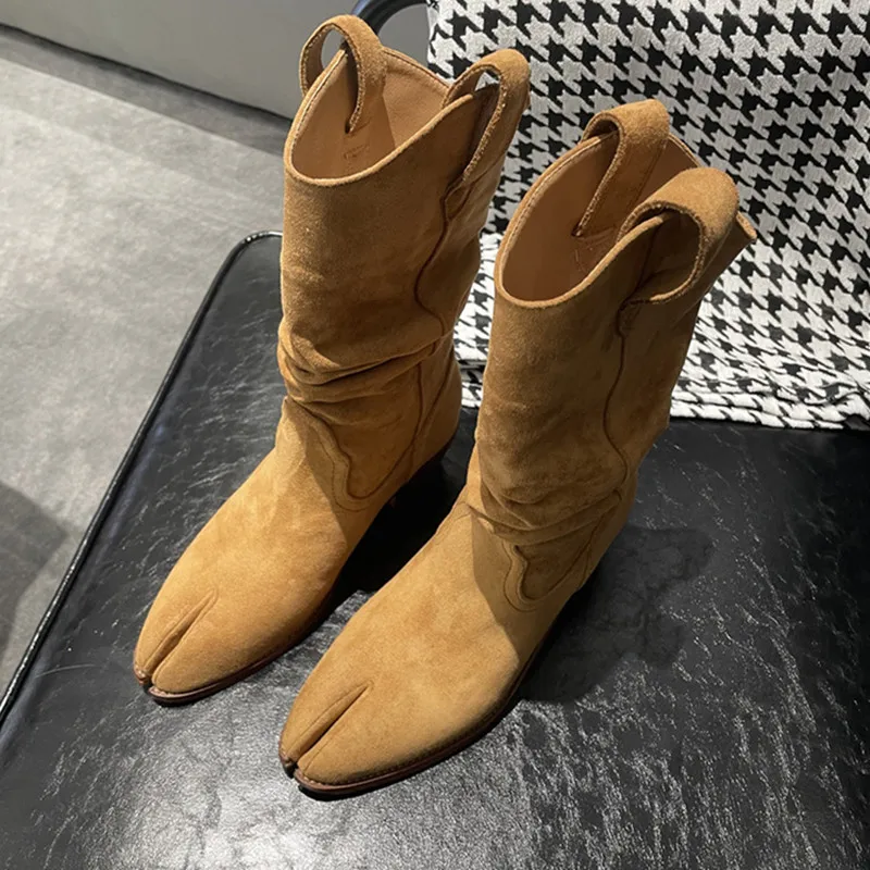 Fashion Vintage Boots Split To - Women'S Fashion Korea incelemesi ve fiyatı