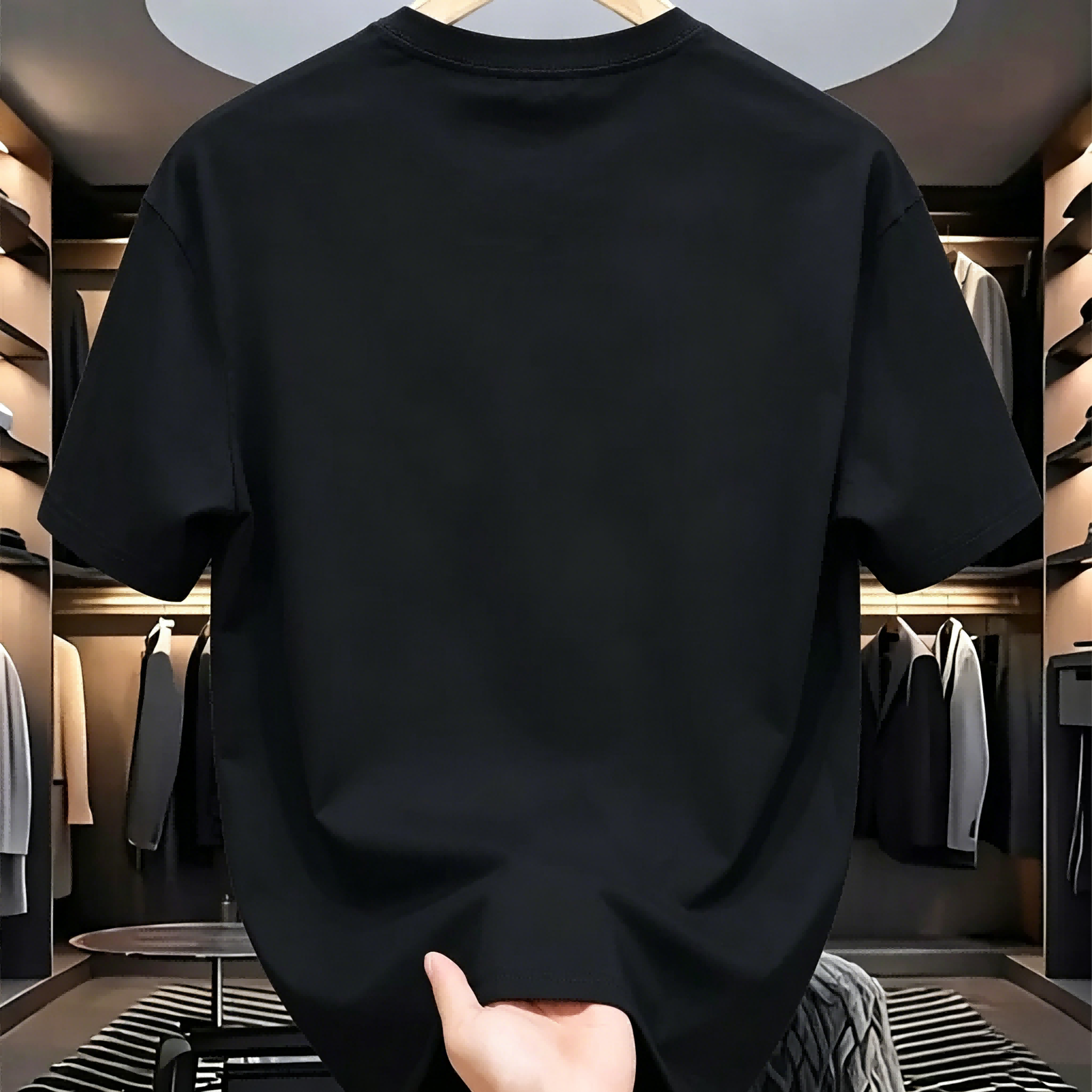 Black Cotton Crew Neck T-Shirt - Women'S Fashion Wild West incelemesi ve fiyatı