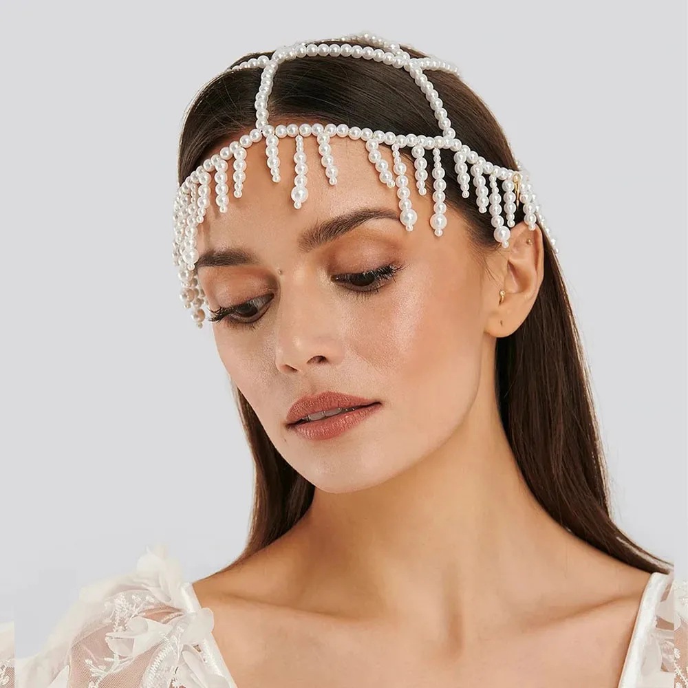 Fashion Pearl Fringe Headpiece - Women'S Fashion Roaring 20S incelemesi ve fiyatı