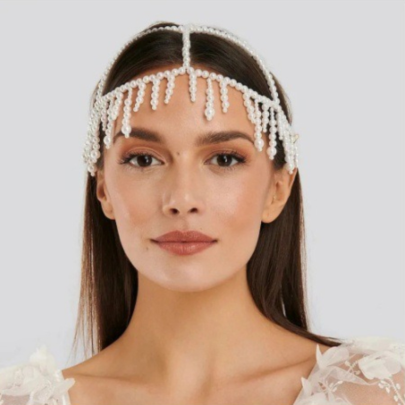 Fashion Pearl Fringe Headpiece - Women'S Fashion Roaring 20S incelemesi ve fiyatı