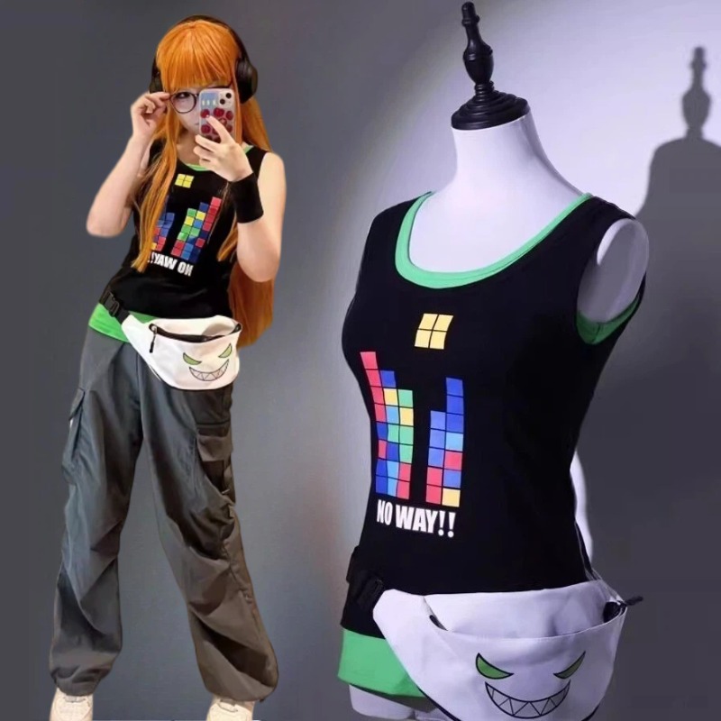 Anime Sakura Futaba Cosplay Co - Knitted Vest Women incelemesi ve fiyatı