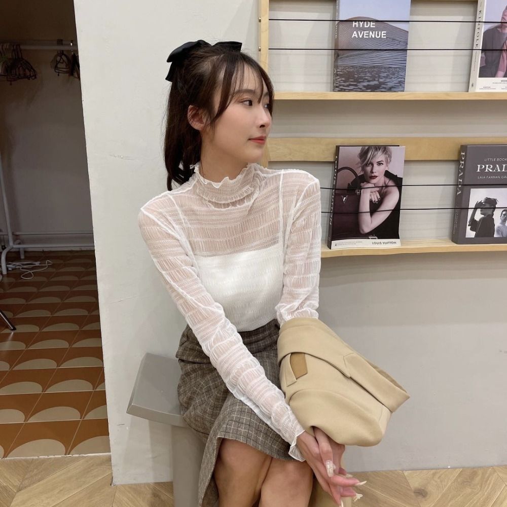 Fashionable Thin Lace Tops Lac - Women Top Fashion incelemesi ve fiyatı