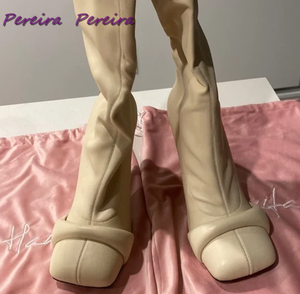 Solid Strange Style Knee-High  - Winter Fashion Women Boots incelemesi ve fiyatı