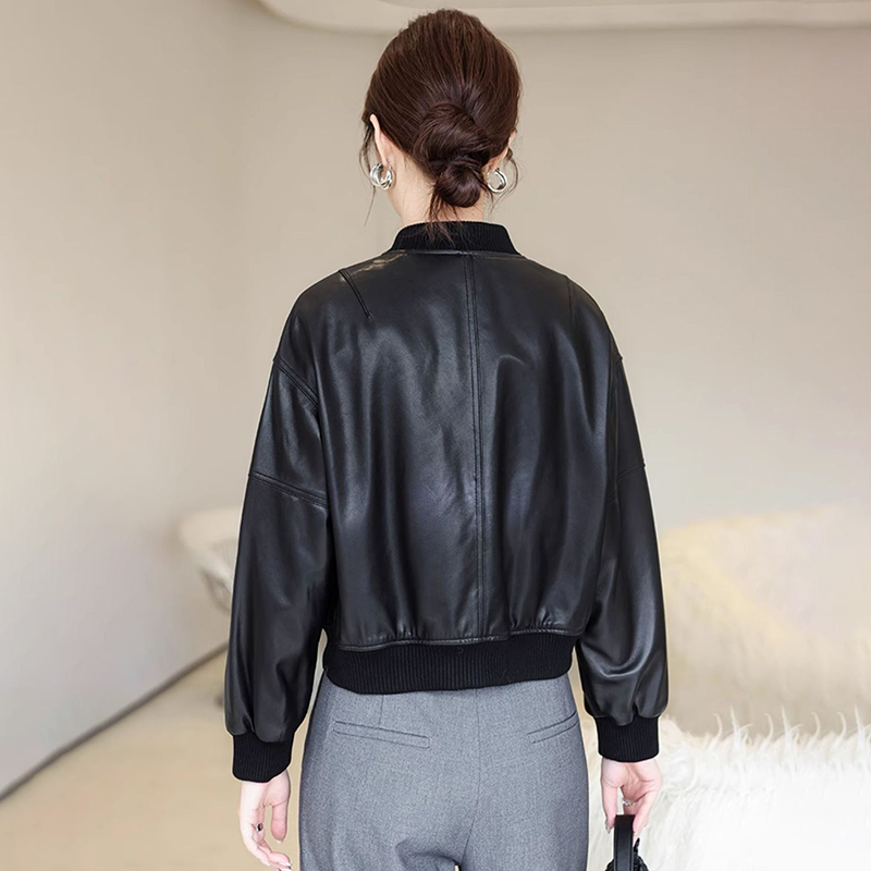 American Retro Faux Leather Ja - Women'S Fashion Bomber Jacket incelemesi ve fiyatı