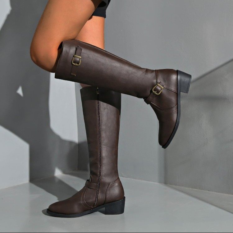 Women Knee High Boots Platform - Women'S Fashion Leather Boots incelemesi ve fiyatı