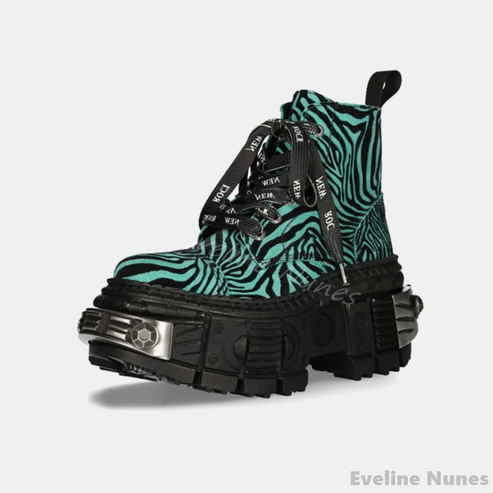 Retro Contrast Color Leopard P - Winter Fashion Women Boots incelemesi ve fiyatı