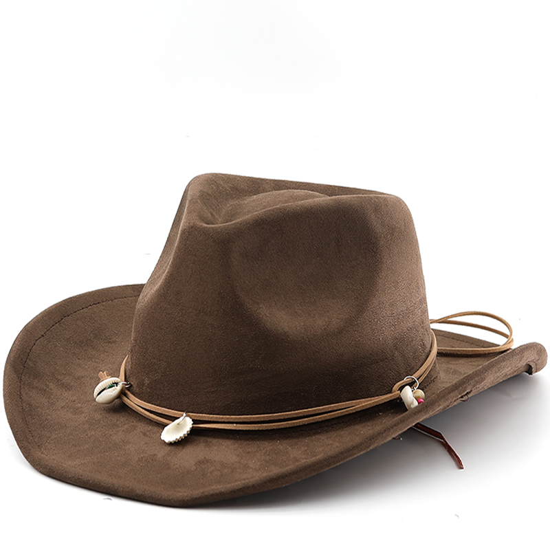 Unisex Cowboy Hat Suede Fashio - Women'S Fashion Wild West incelemesi ve fiyatı