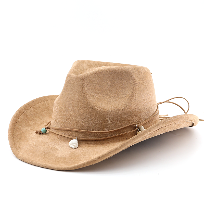 Unisex Cowboy Hat Suede Fashio - Women'S Fashion Wild West incelemesi ve fiyatı