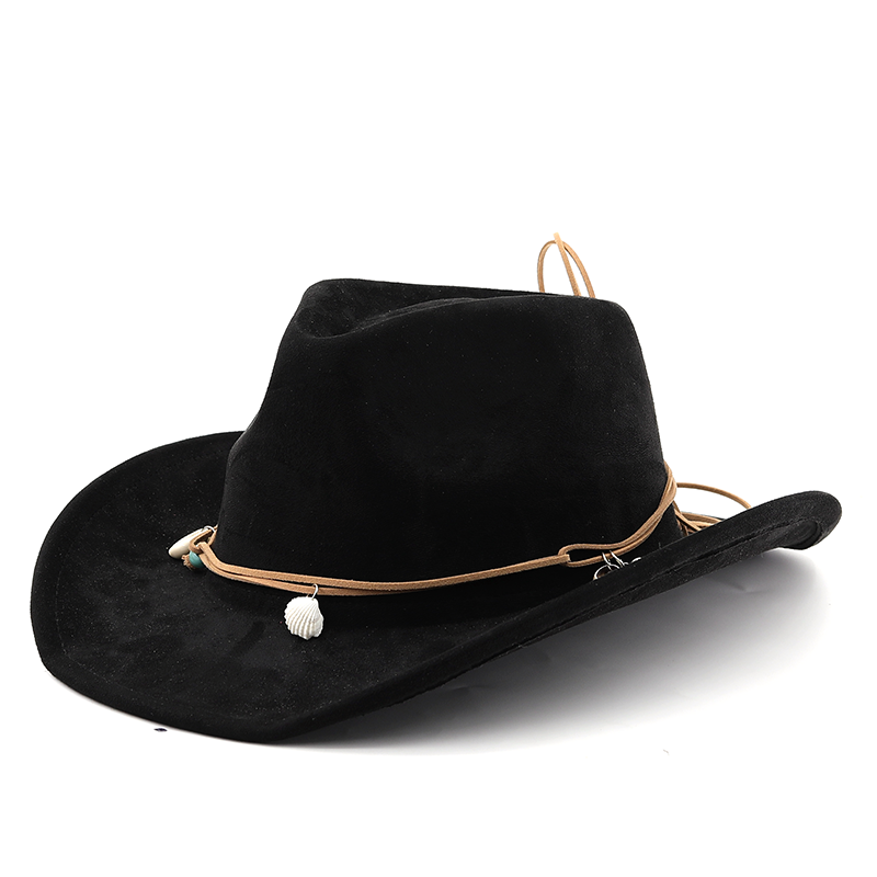 Unisex Cowboy Hat Suede Fashio - Women'S Fashion Wild West incelemesi ve fiyatı