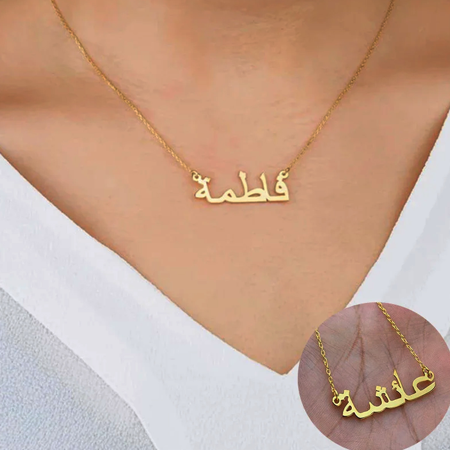 Custom Arabic Necklace Name Go - Women Fashion Uk incelemesi ve fiyatı