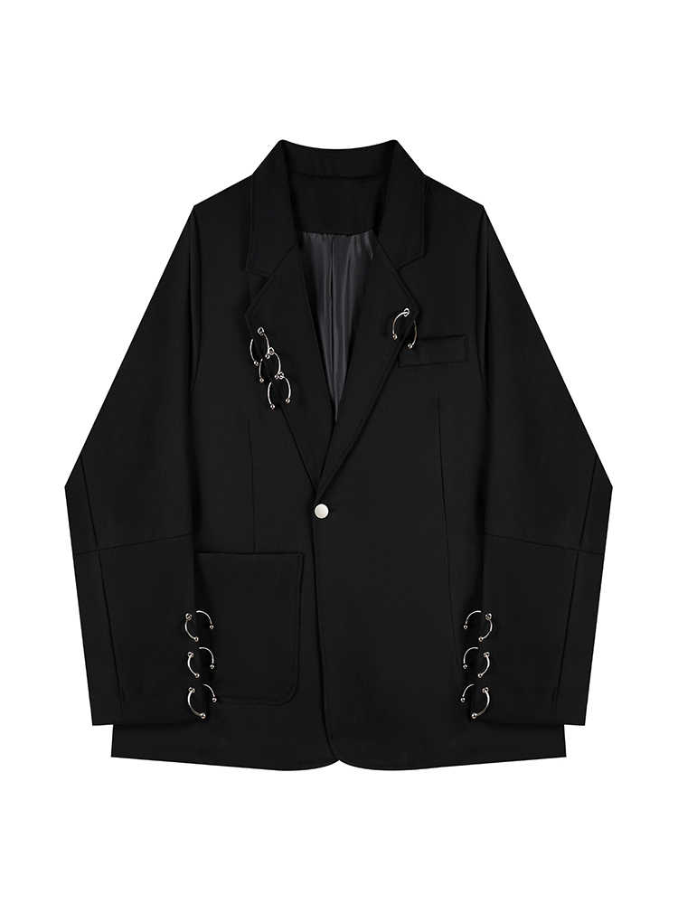 Women Black Gothic Emo Autumn  - Blazer Women Oversized incelemesi ve fiyatı