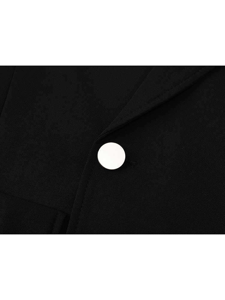 Women Black Gothic Emo Autumn  - Blazer Women Oversized incelemesi ve fiyatı