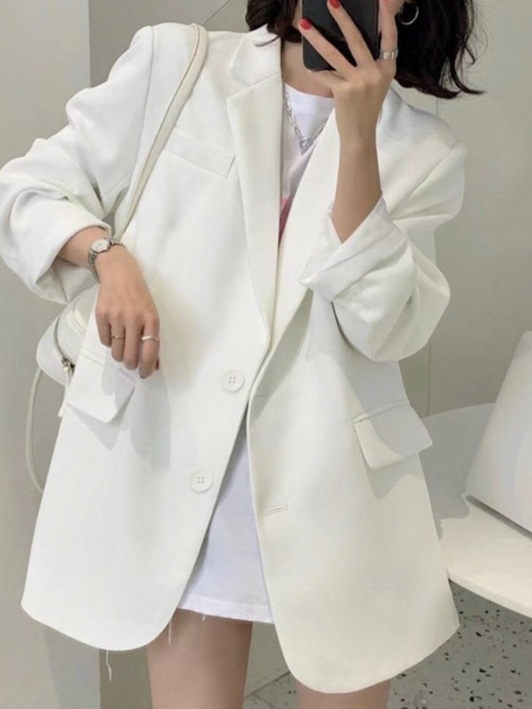 New Woman Spring Summer Solid  - Blazer Women Oversized incelemesi ve fiyatı