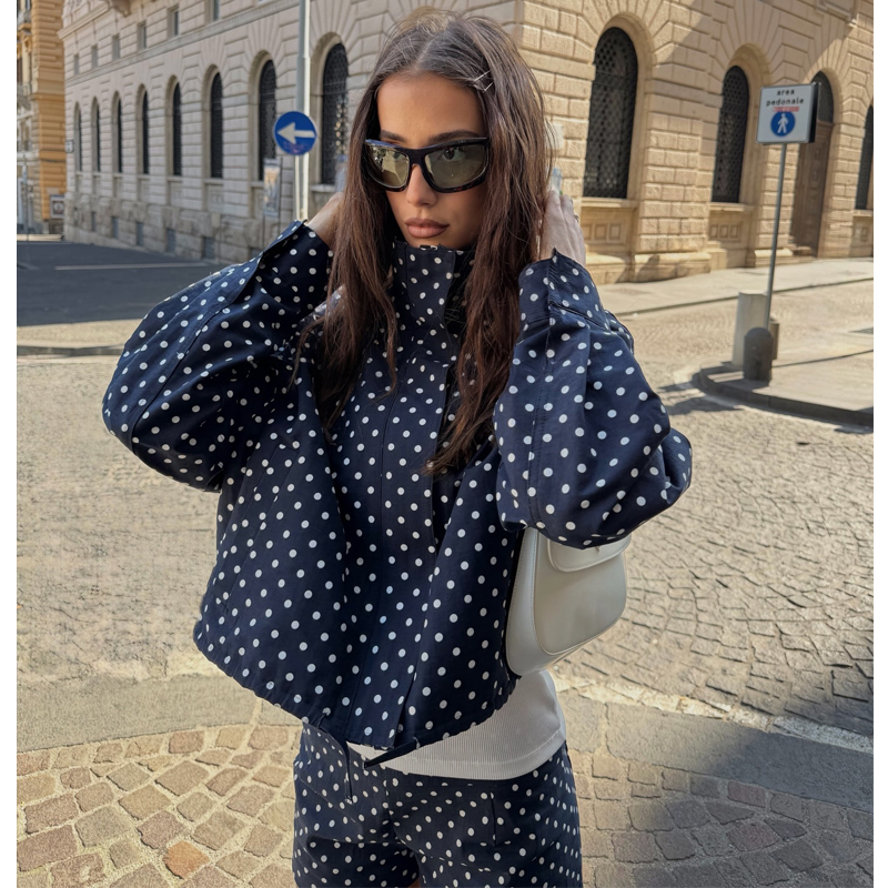 ZHIO Dot Bomber Jackets for Wo - Women'S Fashion Bomber Jacket incelemesi ve fiyatı