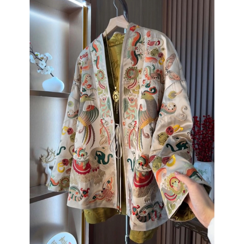 New Chinese Style Kimono Cardi - Women Fashion Jackets incelemesi ve fiyatı
