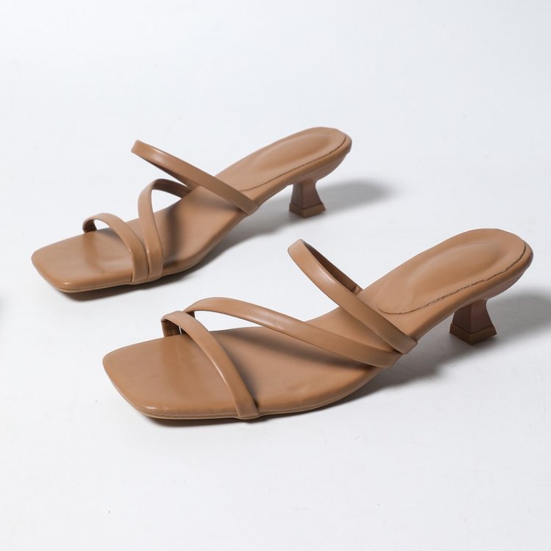 Kitten Heel Women Slippers Fas - Women'S Fashion Korea incelemesi ve fiyatı