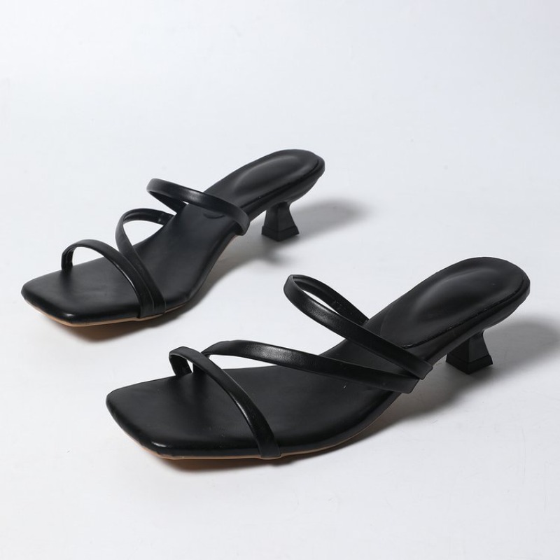 Kitten Heel Women Slippers Fas - Women'S Fashion Korea incelemesi ve fiyatı