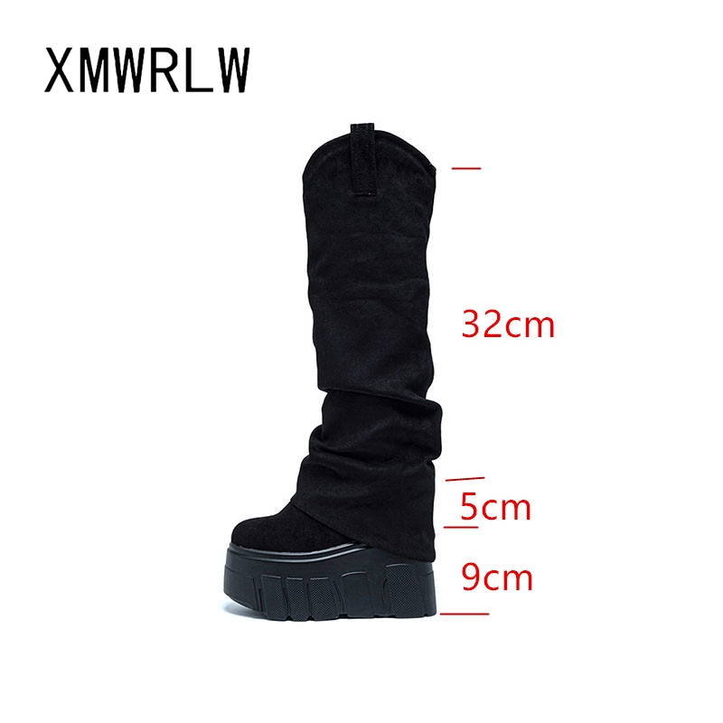 XMWRLW 2025 Autumn Winter Wome - Women'S Fashion Leather Boots incelemesi ve fiyatı