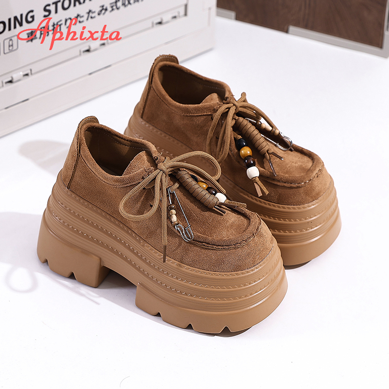 Aphixta Suede Upper Fringe Dec - Women'S Fashion Korea incelemesi ve fiyatı