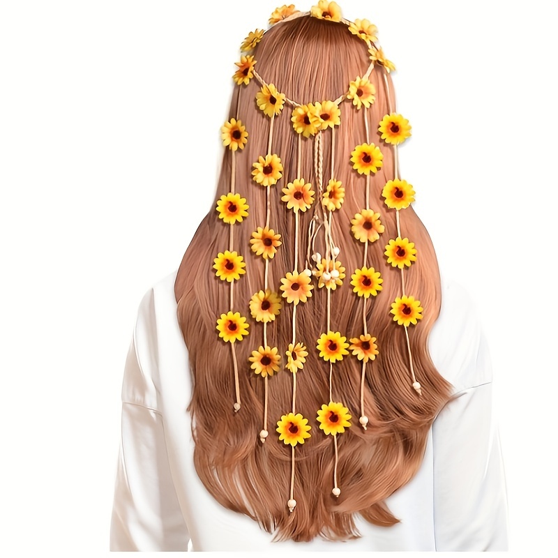 Flower hippie headband, flower - Women'S Fashion In The 70S incelemesi ve fiyatı