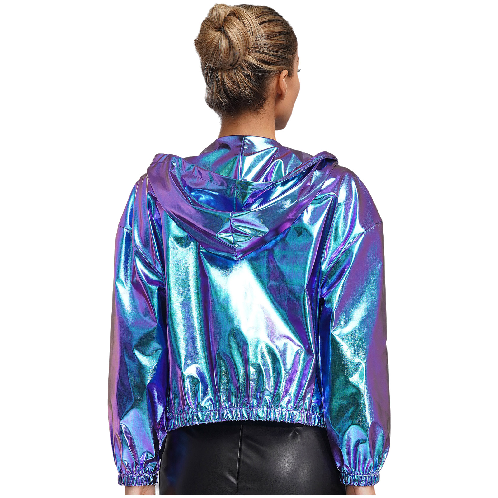 Women Holographic Bomber Jacke - Women'S Fashion Bomber Jacket incelemesi ve fiyatı