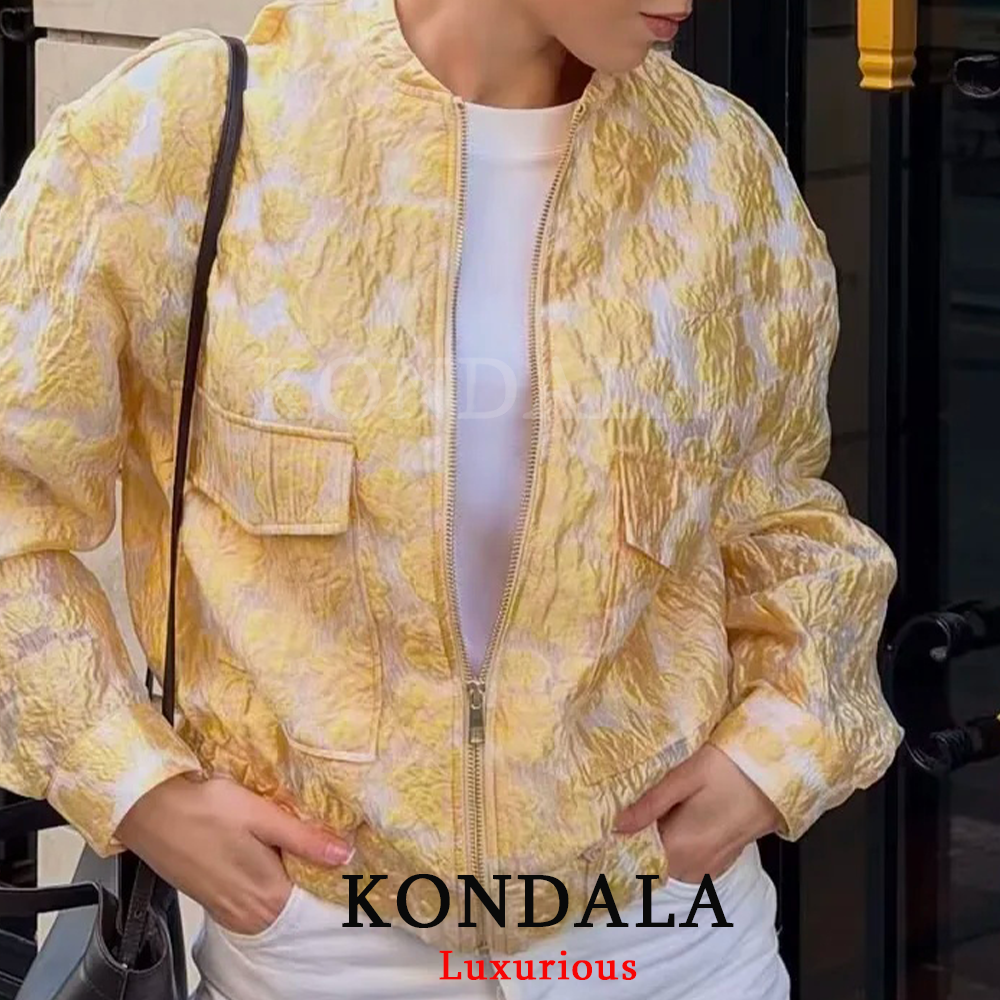 KONDALA High Street Casual Chi - Women'S Fashion Bomber Jacket incelemesi ve fiyatı