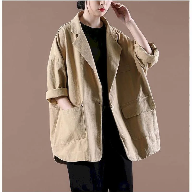 Blazers for Women Long Sleeve  - Blazer Women Oversized incelemesi ve fiyatı