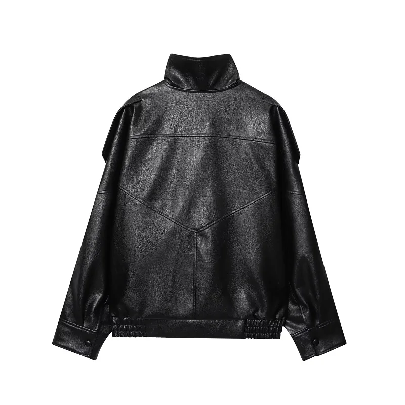 MUJER Faux Leather Women's Jac - Women'S Fashion Bomber Jacket incelemesi ve fiyatı