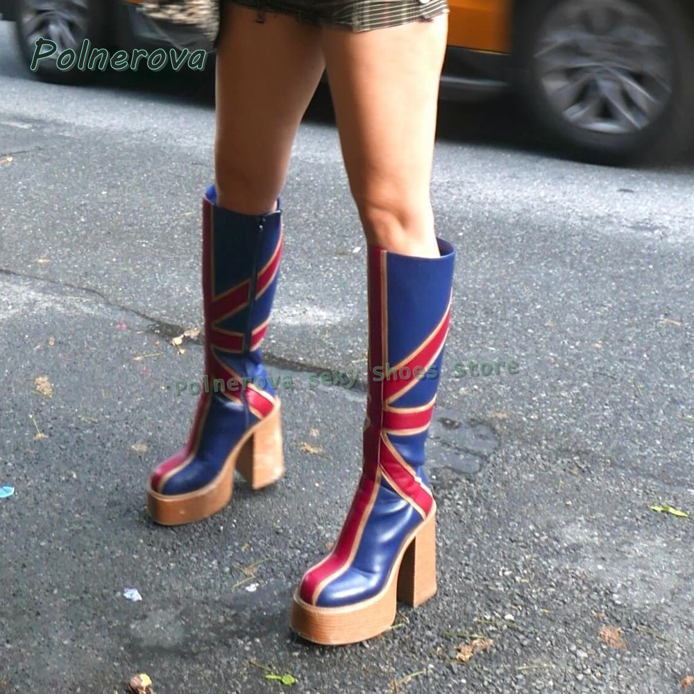Union Jack Platform Fashion Bo - Women Fashion Trend 2025 incelemesi ve fiyatı